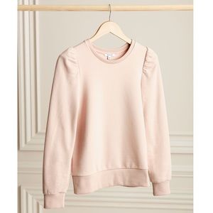 New Stella & Dot - Puff Sleeve Pullover Blush SM